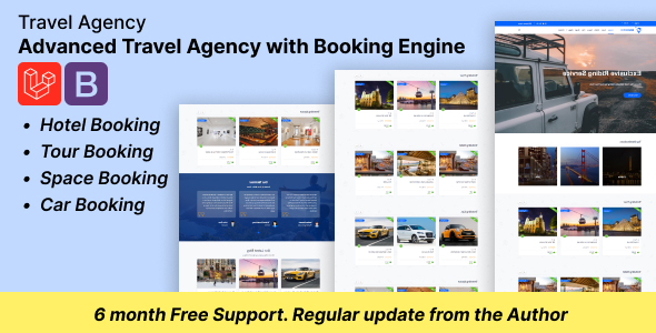 Travel Agency- Advanced Travel Agency with Booking Engine