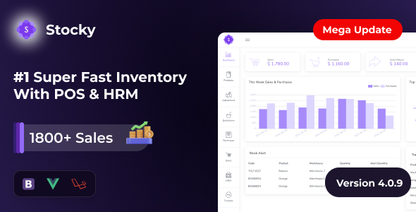 Stocky - POS with Inventory Management & HRM