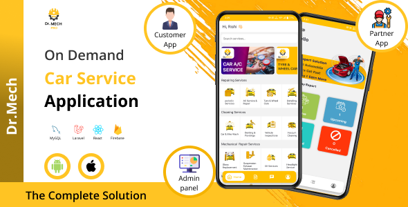 Online Car Service | Dr.Mech Complete Solutions | Car Service Appointment | On Demand Car Service