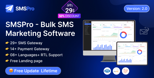 SMSPro - Bulk SMS  Marketing Software