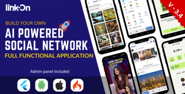 LinkOn - AI Powered Social Network Platform APP