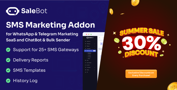 SaleBot SMS Marketing Addon