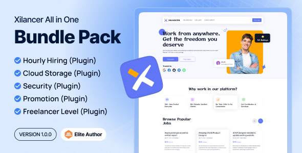 Xilancer Bundle β Freelancer Marketplace Platform with Services & Projects