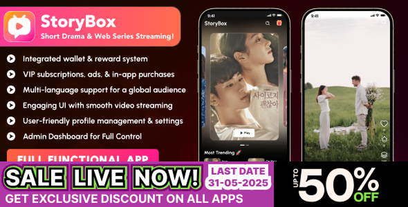 StoryBox - Short Drama & Web Series Streaming App with Monetization